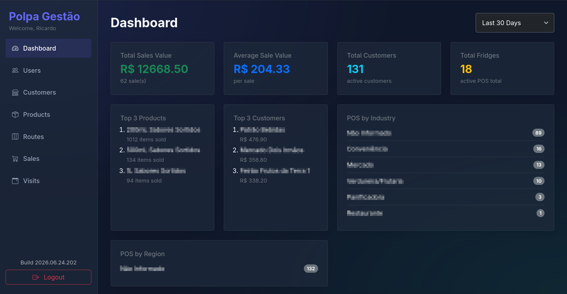 Polpa Gestão screenshot